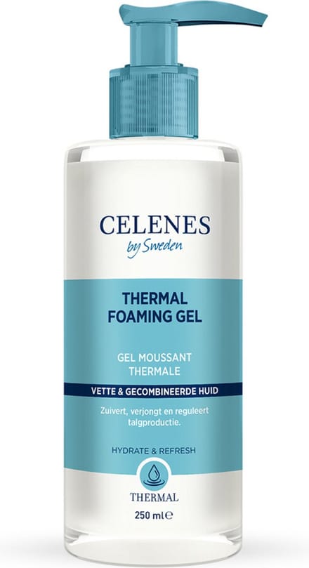 Celenes Thermal Reinigende Foam Gel Vettige / Combinatie Huid 250 ml
