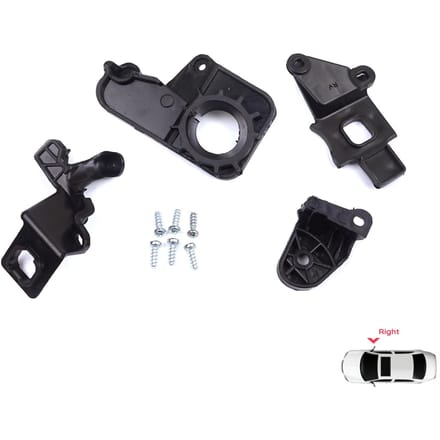BHL576-2 Koplamphouder Montage Reparatiebeugel Tab Set Rechterkant voor Citroen C5 MK2 MK3 RD TD RW X7 2008-2017 6212F1
