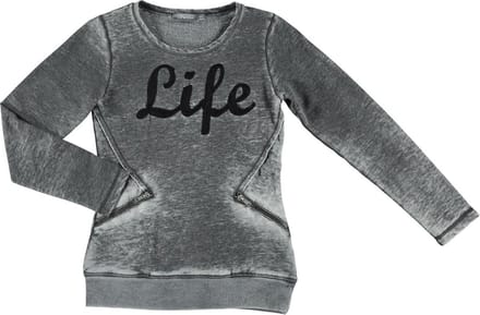 Geisha Meisjes sweater meisje grijs - Maat 152