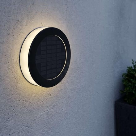 Solar wandlamp - Design - 360 graden verlichting - Halo-effect