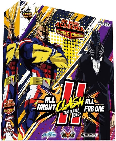 Jasco Games Jasco My Hero Academia CCG 2-Player Clash Deck-All Might vs. All for One (Diversen) Nieuw