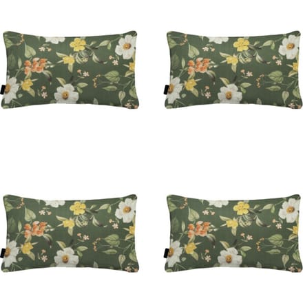 Madison - Sierkussen Julliete - Multikleur - 30x50x10cm - Set van 4