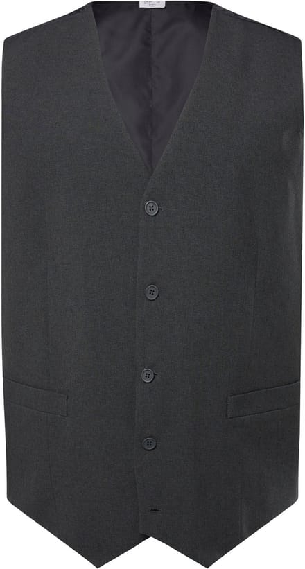 Men Plus - Heren - Vest mix & match Malaga - Grijs - Maat 54