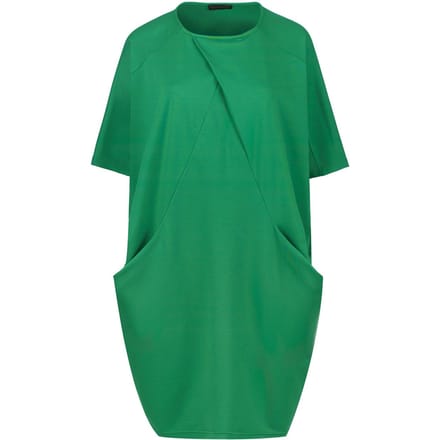 Groene Punto di Roma Batwing Jurk