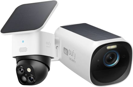 eufy Security S340 SoloCam 3K Draadloze Solar Beveiligingscamera + eufyCam 3 add on - Voordeelbundel