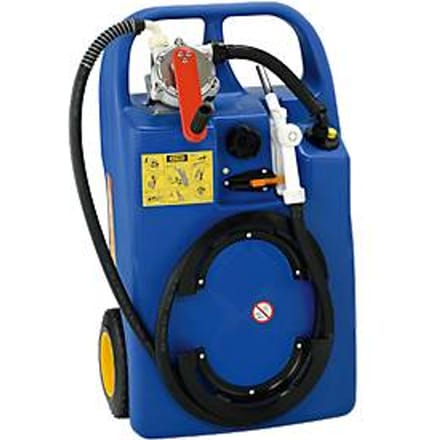 Mobiele tankinstallatie AdBlue-trolley, 60 l, handpomp, slang 2,9 m