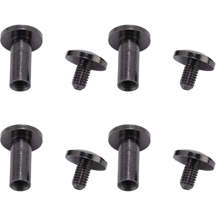 20 Set 8 X 10mm Bindklinknagels Boog Sleufschroefkop Zinklegering 8 X 5mm Bindschroeven voor DIY PU