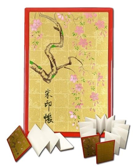 Japans Dagboek met Kersenbloesem Patroon Harde Kaft 48 Pagina's