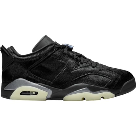 Lage Sneakers Nike Baskets air jordan 6 retro low blackout cuir