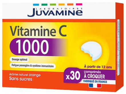 Juvamine Vitamine C 1000 30 Kauwtabletten