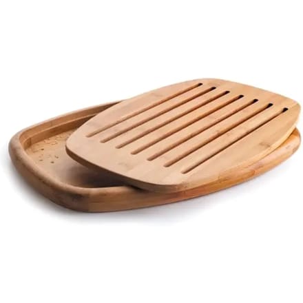 Ovale snijplank Lacor Pain Bambou