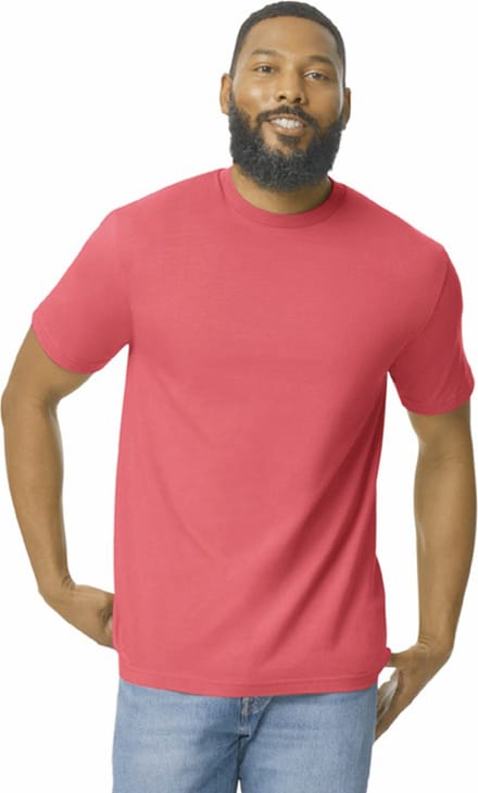 Gildan Heren-T-shirt Softstyle Midweight GI65000 - Heliconia - 3XL