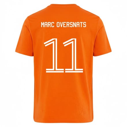 Oranje WK-EK T-shirt Marc Oversnats S