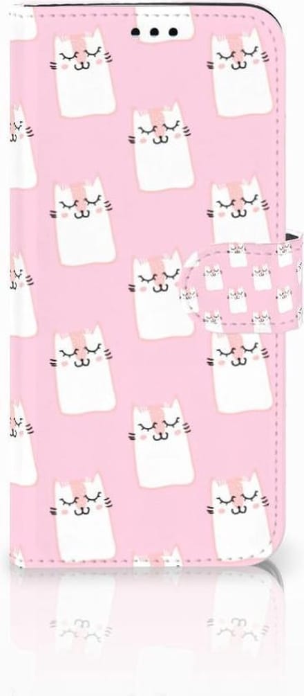 Samsung Galaxy S9 Plus Telefoonhoesje met Pasjes Sleeping Cats