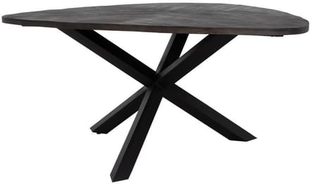 Tower Living - Trivero eettafel - 150 cm - olijfbruin