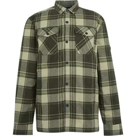 Spennith shacket shirt met fleece-voering voor heren