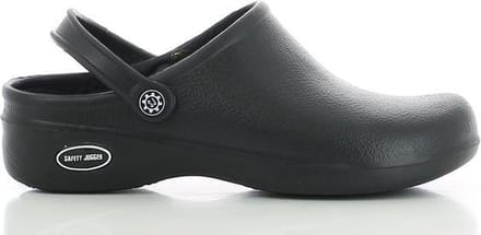 safety jogger Dames Sandalen - Zwart/Zilverkleurig - Maat 46