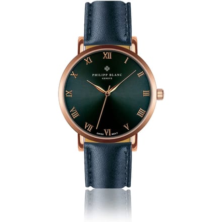 Lederen horloge Philipp Blanc Bern