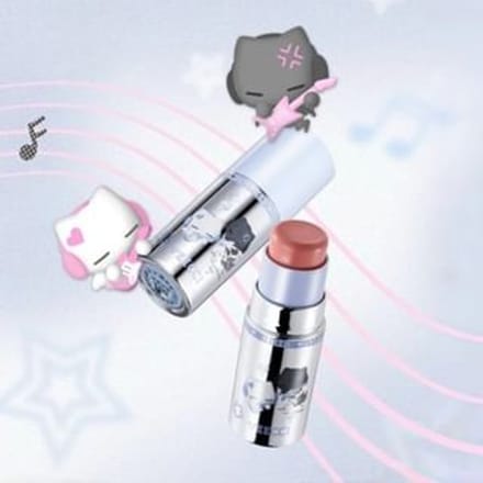 VEECCI - Note Pudding Edition Velvet Lip & Cheek Multi-Purpose Stick - 3 Colors D03# Rose Red - 4.1g
