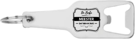Akyol - de beste meester dat ben ik dus flesopener - Meester - docenten leraren - cadeau - 105 x 25mm