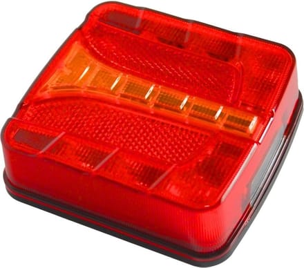 LED Achterlicht links 106x99mm met 5 polige bajonet