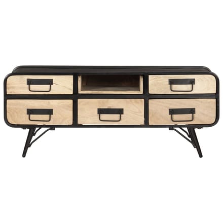 vidaXL - Salontafel - 100x50x40 - cm - massief - mangohout
