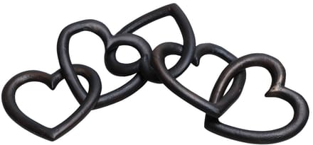 Decoratie Slinger Mazan | Brons | Schakel ketting | Liefde | Home deco | L37 x B10 x H2 cm