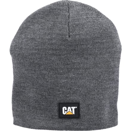 Caterpillar Logo Gebreide Unisex Volwassenen Grijze Muts
