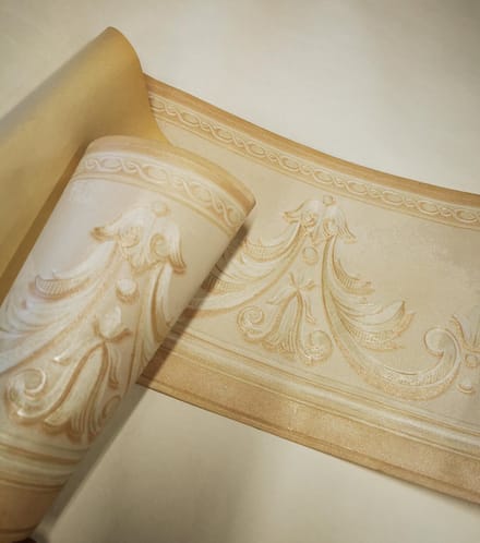 Behangrand creme beige barokstyle garnelo 19-821