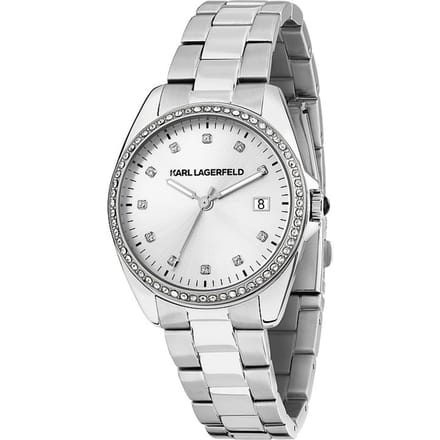 Karl Lagerfeld Round Essentials R0553101510 vrouwen horloge