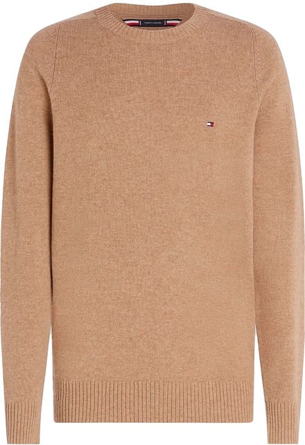 Tommy Hilfiger Lambswool Crew Neck Safari Canvas Heather Größe: XL | Pullover Outlet | Herren