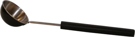 Saunia - Sauna opgietlepel - RVS/zwart - zwart handvat
