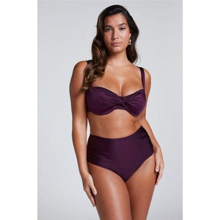 Hunkemöller Dames Badmode Rio Bikinibroekje Luxe - Paars - maat S