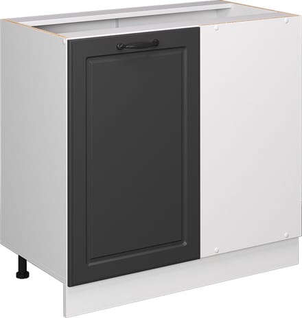 Vicco R-Line Hoekkast – 86 cm WB Marmer Antraciet landhuis