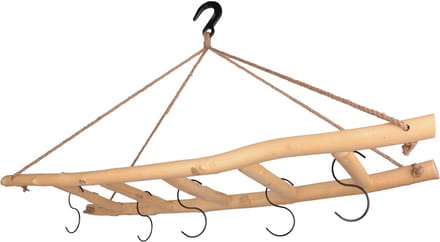 UNUS® Ladder decoratie hout hangend 120 cm naturel