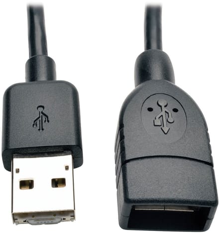 Tripp Lite U052-06N-OTG-AM USB-kabel 0,15 m USB 2.0 USB A USB A/Micro-USB B Zwart