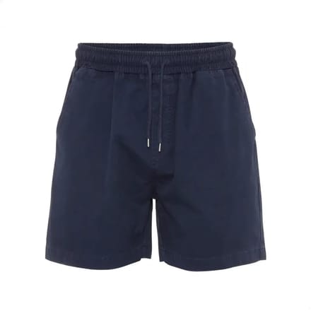 Twill Short broek Colorful Standard Organic navy blue