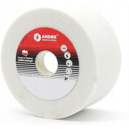 Andre - Schuurschijf Type 6 - 100mm - 40mm - 20mm - Witte Korund