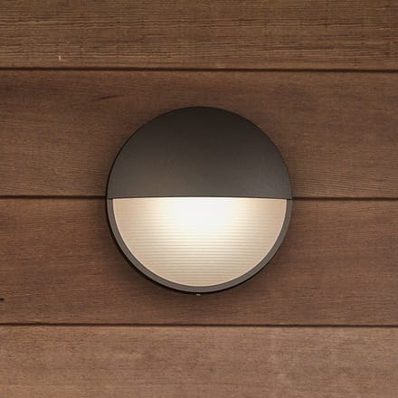 Philips Capricorn - antracietkleurige LED wandlamp, IP 44