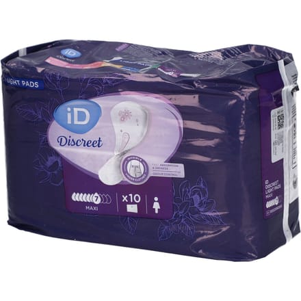 iD Discreet Light Pads Maxi - 1 pak van 10 stuks