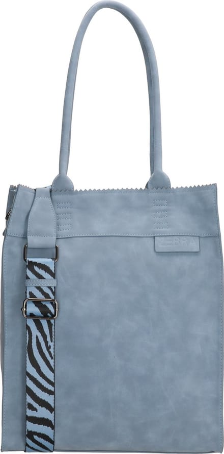 Zebra Trends Merel Shopper - Lichtblauw
