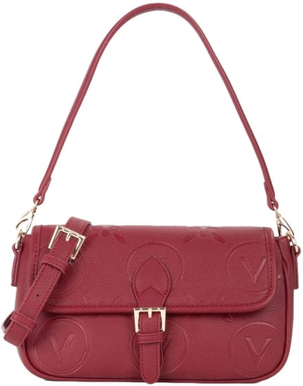VALENTINO schoudertas Samba Re Flap Bag Rosso Scuro wijnrood