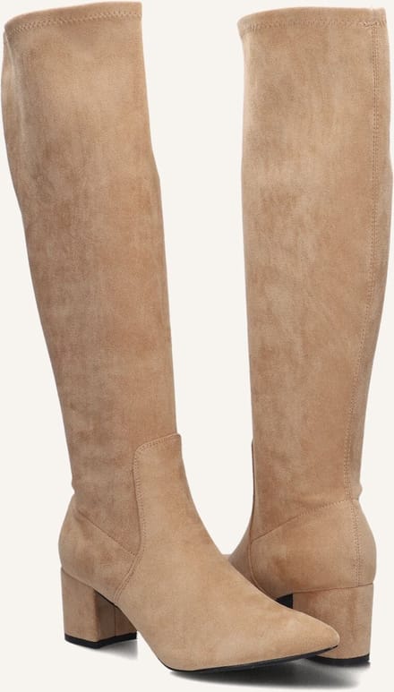 Omoda 0591-5 Laarzen - Suèdelook - Dames - Beige - Maat 39
