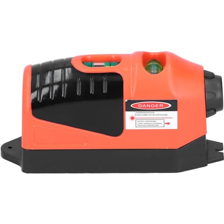 Mètre laser avec niveau à bulle Infrarouge Horizontal Outil de mesure de ligne de construction de bâtiment