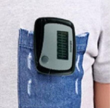 Stappenteller - Mini Tracker - Stappen Tellen - Directe Calorie Weergave - 4.8 x 3.5 cm - Zwart