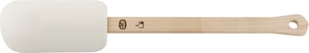 Dr. Oetker Deegschraper siliconen - met houten steel - 28 cm
