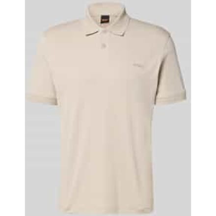 regular fit poloshirt van puur katoen model 'INTERLOCK'