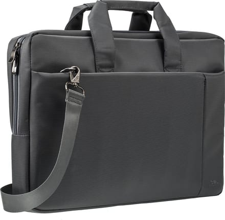 Rivacase 8251 Central - Laptoptas 17.3 inch - Voorvak Tablet - Waterbestendig - Duurzaam - Grijs