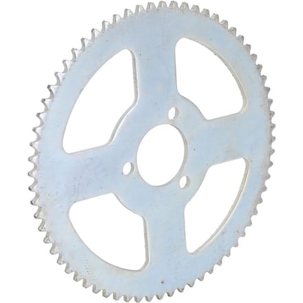 Metalen 65 Tands 25H 3 Gaten Crankstel Tandwielplaat Elektrische Scooter Tandwiel Accessoire white
