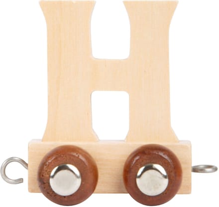 Small Foot - Wooden Letter Train - H - 12 pieces